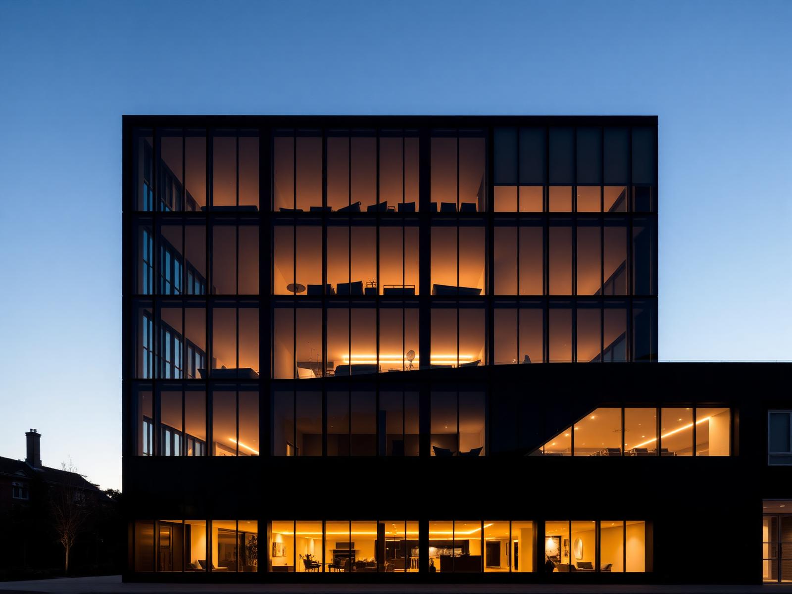 Modern brokerage headquarters